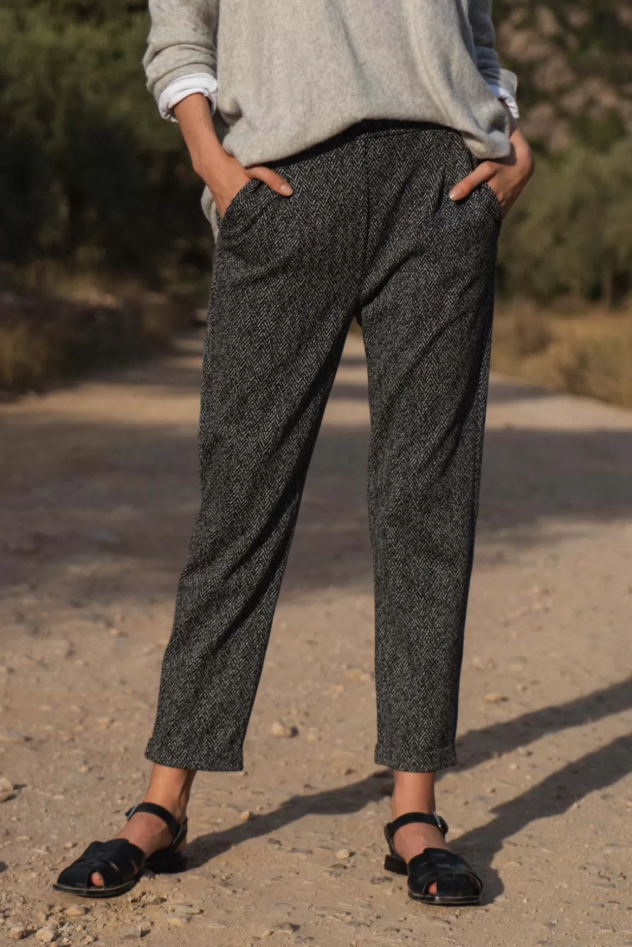 Flash Sale Nina Kendosa Pantalon Chevron - Jason Noir