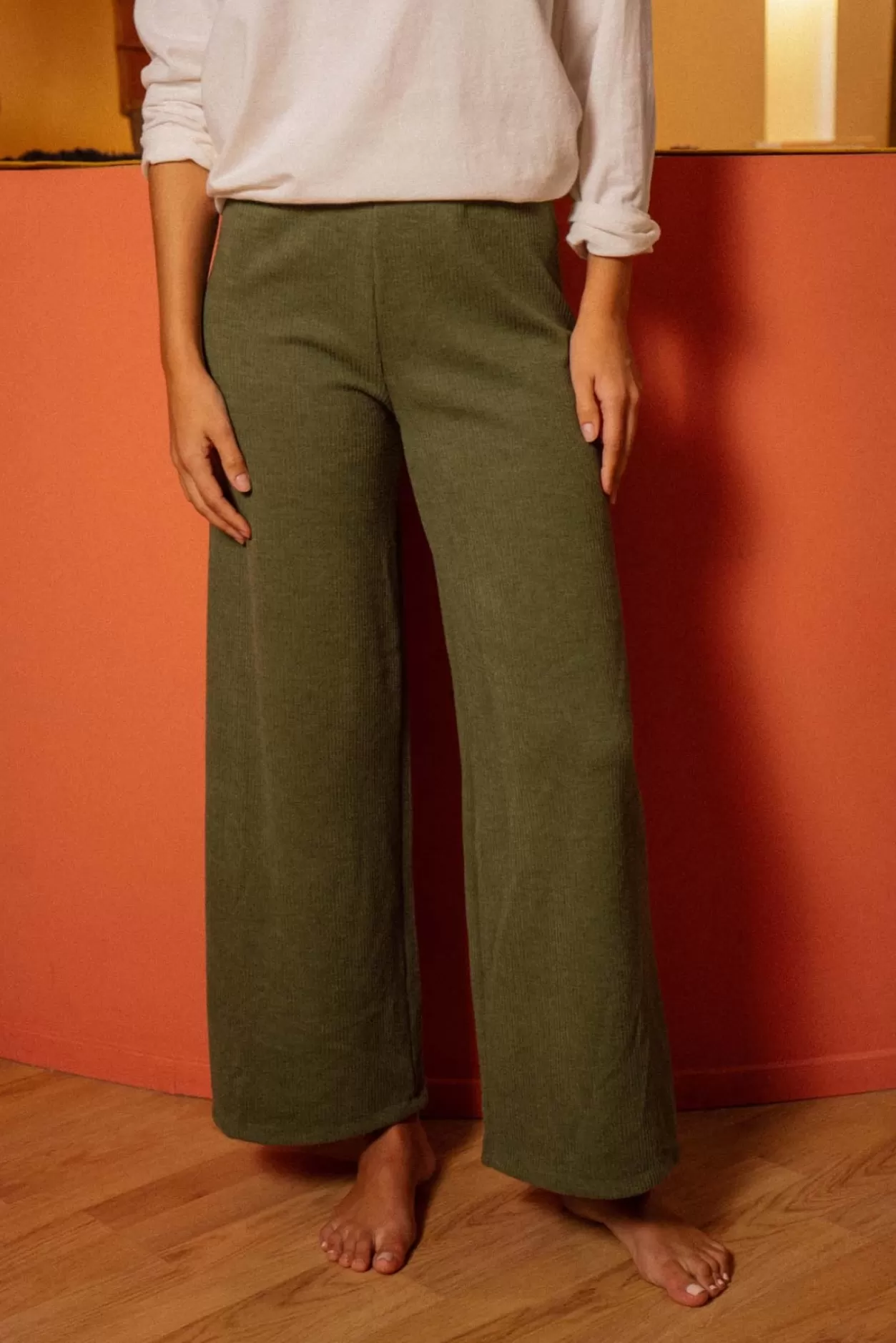 New Nina Kendosa Pantalon Velours - Ronnie